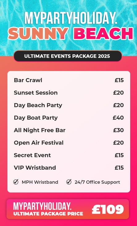 Sunny Beach Ultimate Package